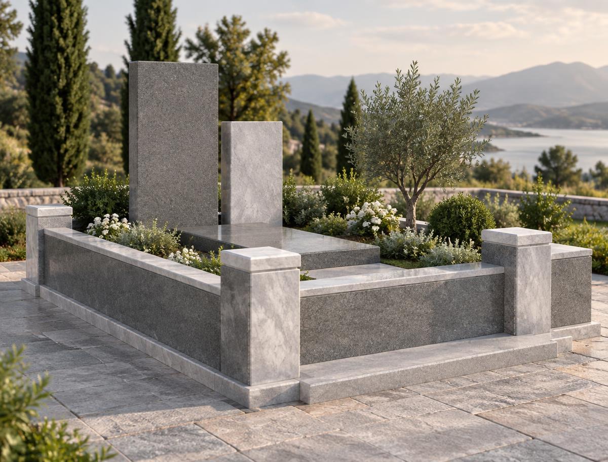 Sessiz Bahçe aile mezarlığı modeli